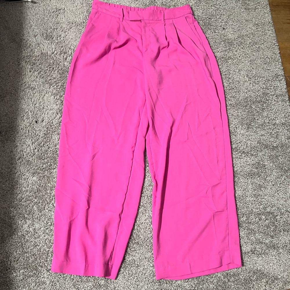a new day Vibrant Pink High-Rise Wide Leg Pants